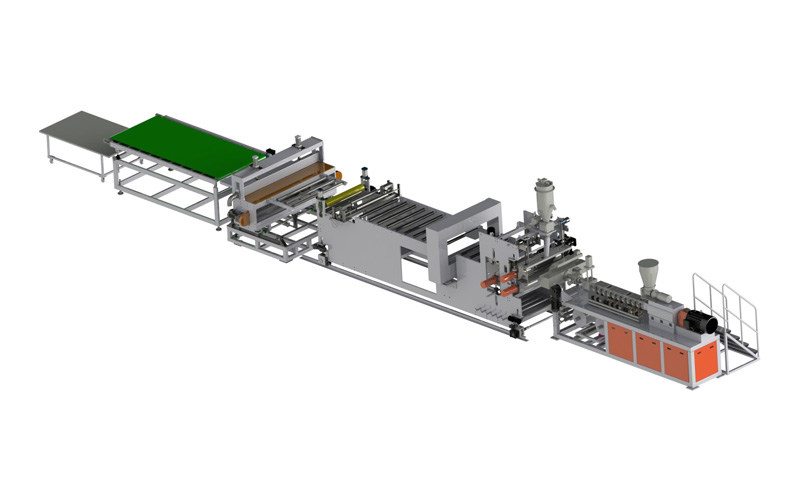 柔性复合石墨双极板连续挤出生产线